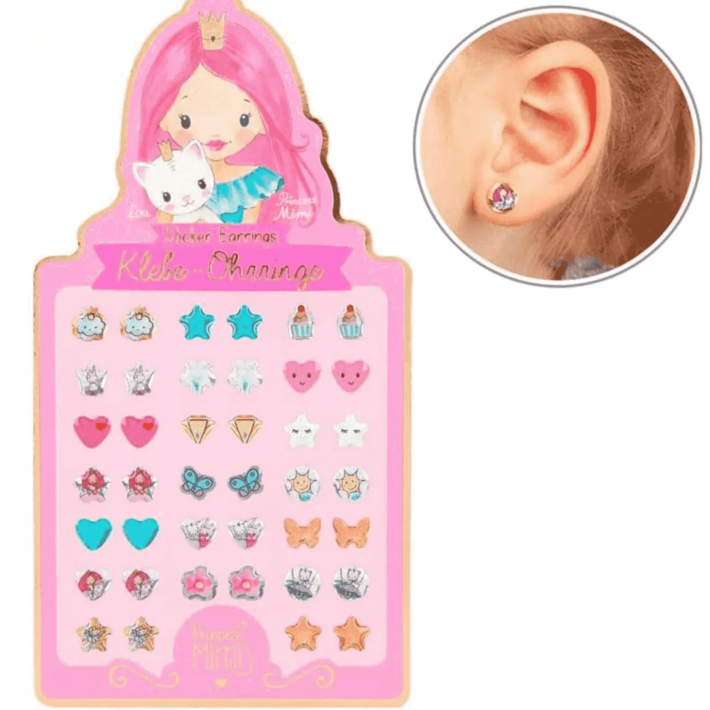 TOPModel Princess Mimi Pendientes Adhesivos