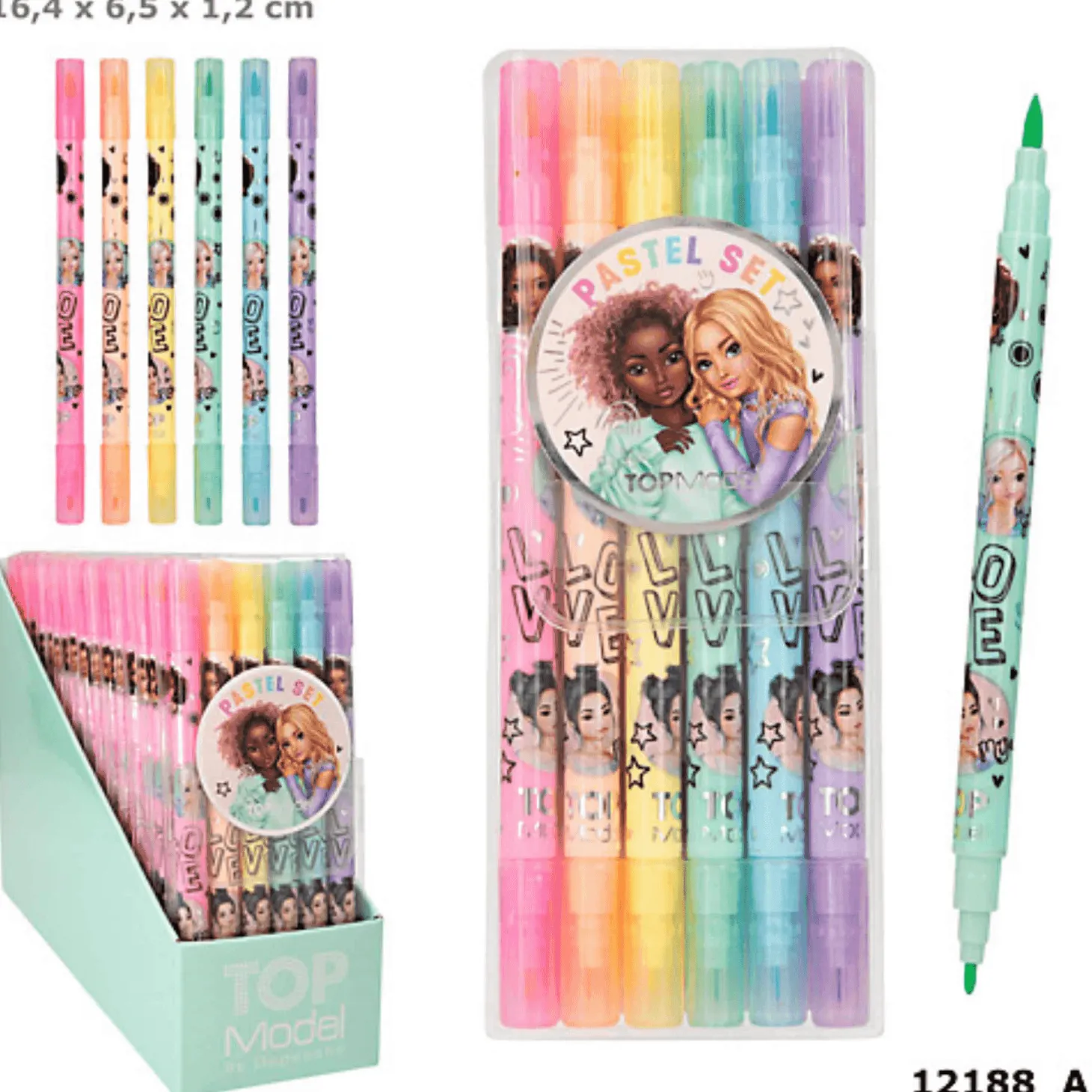 Topmodel Set De Rotuladores Pastel