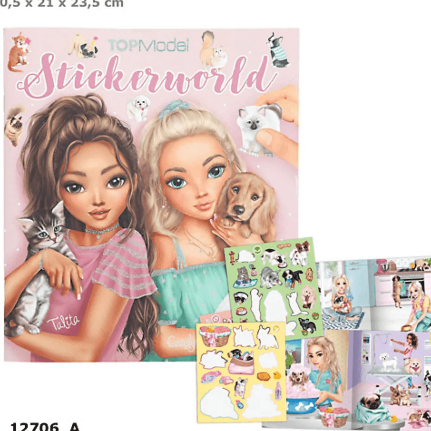 Topmodel Stickerworld Kitty And Doggy