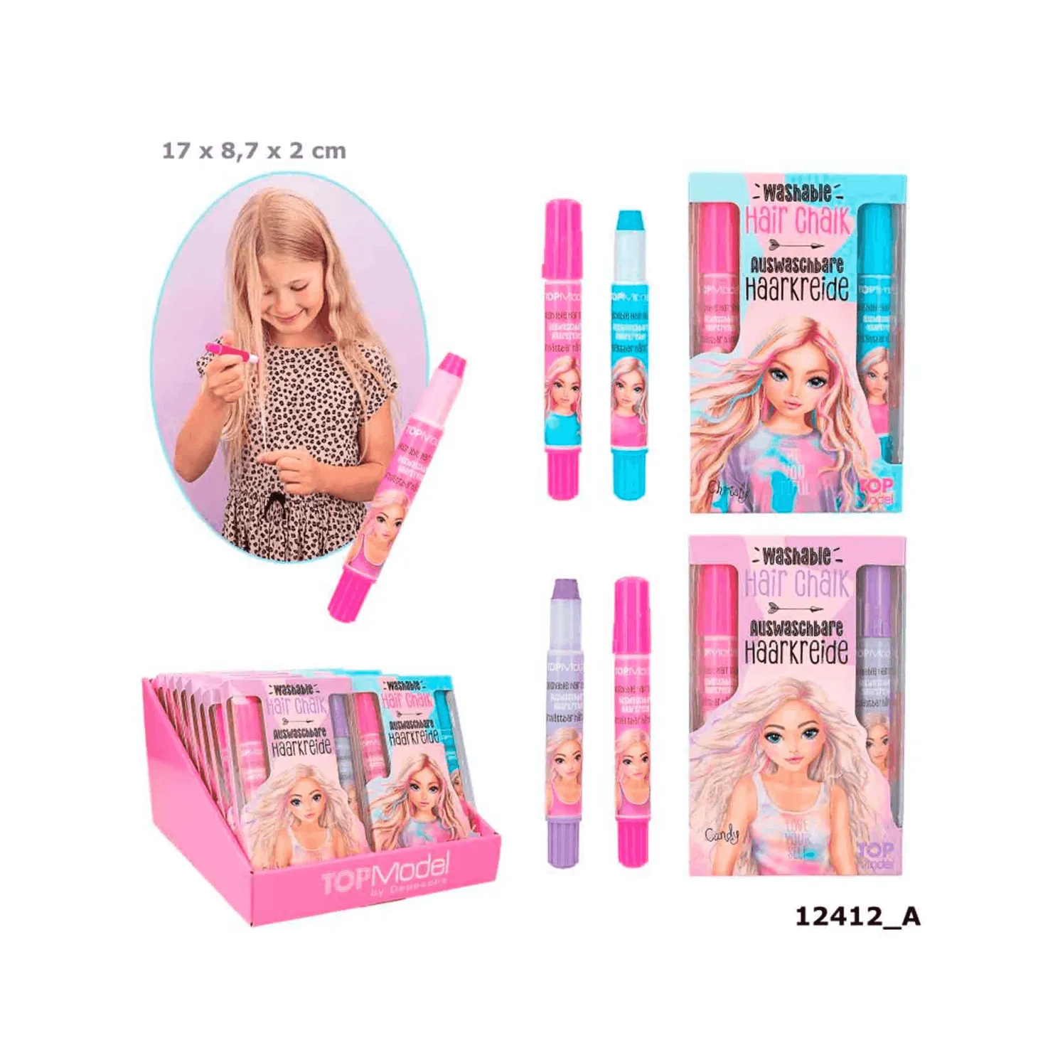 TOPModel tiza para pelo