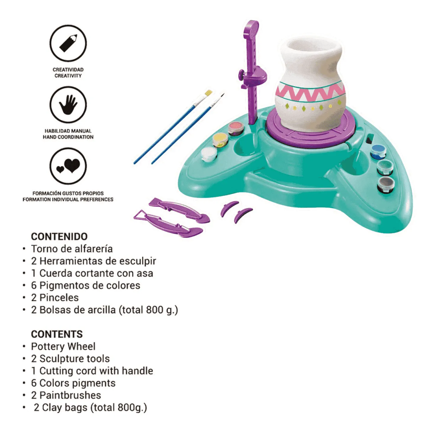 Torno de alfarero Art Planet