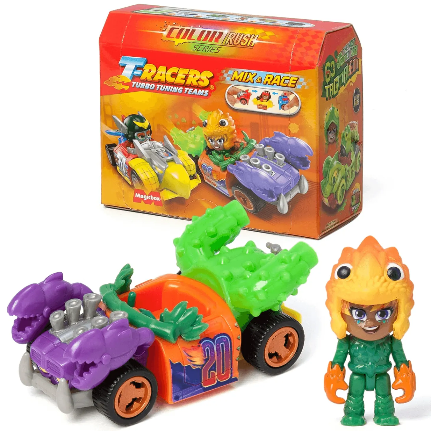 T-Racers Color Rush Car&Racer