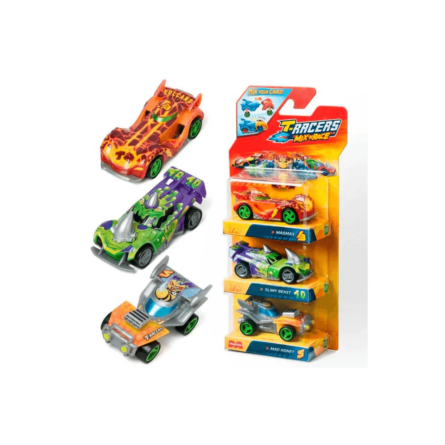 T-Racers Mix N Race Pack 3 Blister