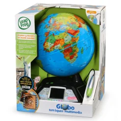 VTech Leapfrog Globo terráqueo multimedia Pantalla HD y +600 vídeos BBC