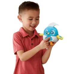 VTech LoLibirds Lolito Blue, Pajarito interactivo de peluche, Repiten lo que dices, cantan y trinan
