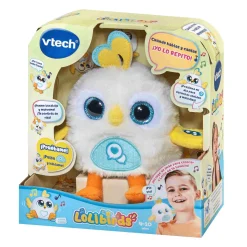 VTech LoLibirds Lolito Copito, Pajarito interactivo de peluche, Repiten lo que dices, cantan y trina