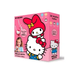 Walkie Talkie 3D Hello Kitty y sus amigos