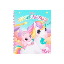 Ylvi libro de colorear con unicornio y lentejuelas