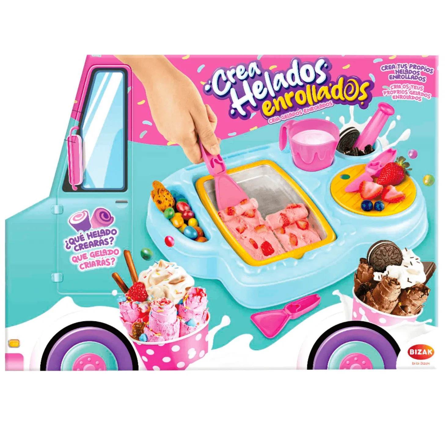 Zap Chef Crea Helados Enrollados